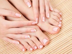 ongles sains après un traitement contre les champignons